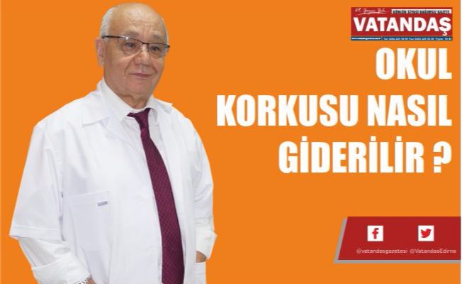 OKUL KORKUSU NASIL GİDERİLİR ? OKUL KORKUSU NASIL GİDERİLİR ?