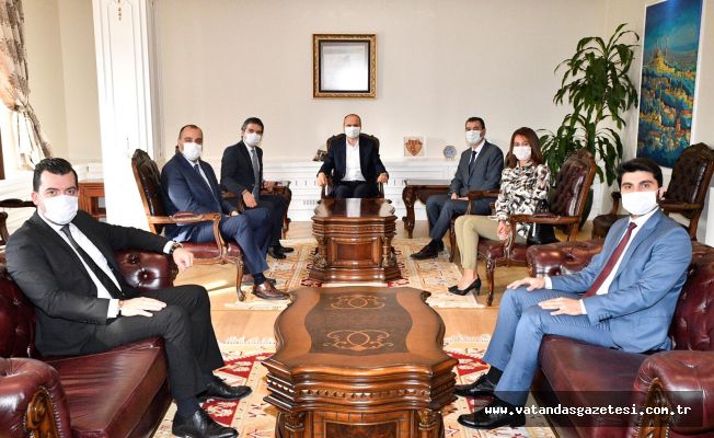 DEVA PARTİSİ’NDEN VALİ CANALP’E ZİYARET DEVA PARTİSİ’NDEN VALİ CANALP’E ZİYARET