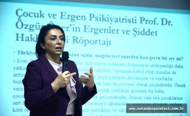 GENÇLERE ŞİDDET VE HUKUKİ BOYUTU ANLATILDI GENÇLERE ŞİDDET VE HUKUKİ BOYUTU ANLATILDI
