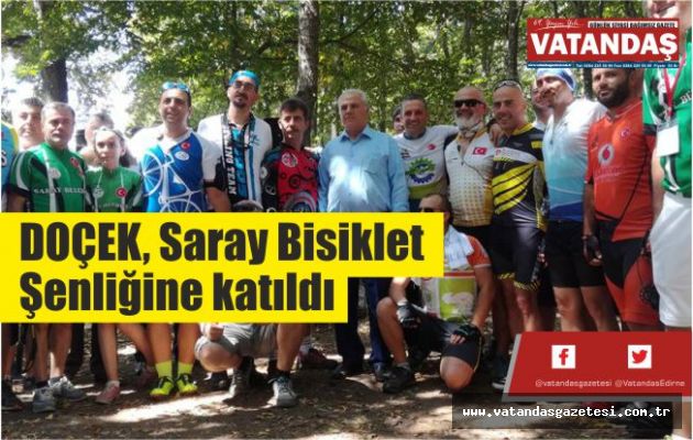 DOÇEK, Saray  Bisiklet Şenliğine  katıldı