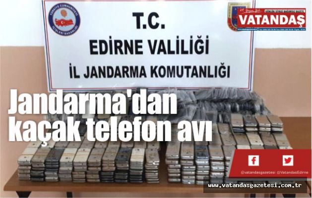 Jandarma'dan kaçak telefon avı Jandarma'dan kaçak telefon avı