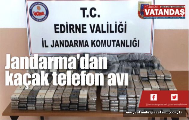 Jandarma'dan  kaçak telefon avı