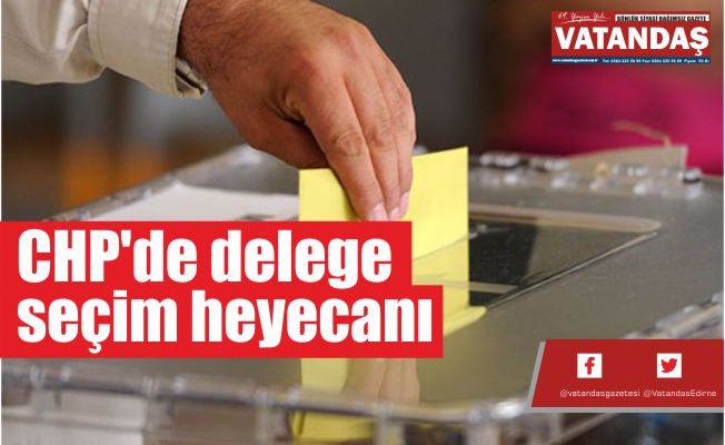 CHP'de delege seçim heyecanı