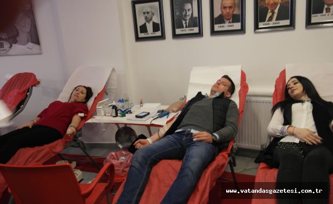 CHP'DEN KAN BAĞIŞI KAMPANYASI