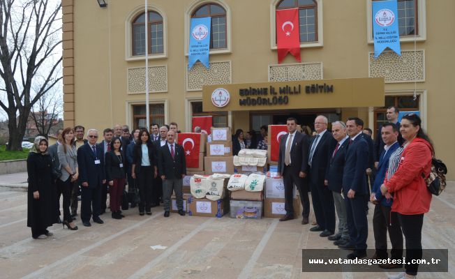 Edirne’den Afrin’e Örnek Destek