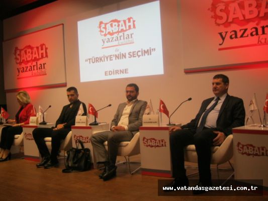  SABAH GAZETESİ YAZARLARI EDİRNE’DEYDİ