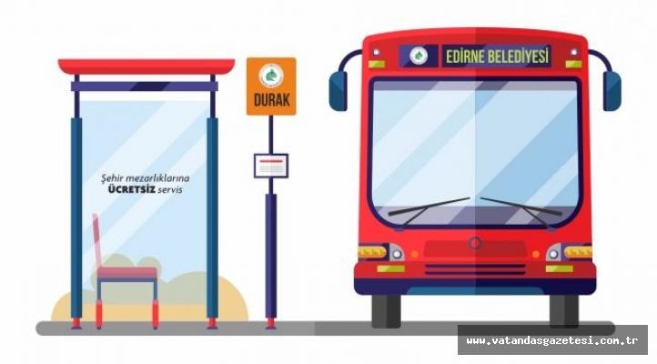 MEZARLIKLARA ÜCRETSİZ SERVİS