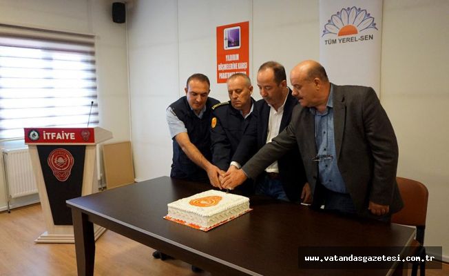 BAŞKAN GÜRKAN İTFAİYE HAFTASI’NI KUTLADI