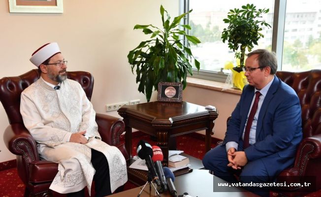Diyanet İşleri Başkanı Prof. Dr. Ali Erbaş  “BİLGİ İHRAÇ ETMELİYİZ”