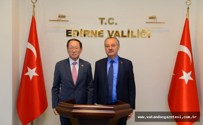 Kore Büyükelçisinden Vali Özdemir’e Ziyaret