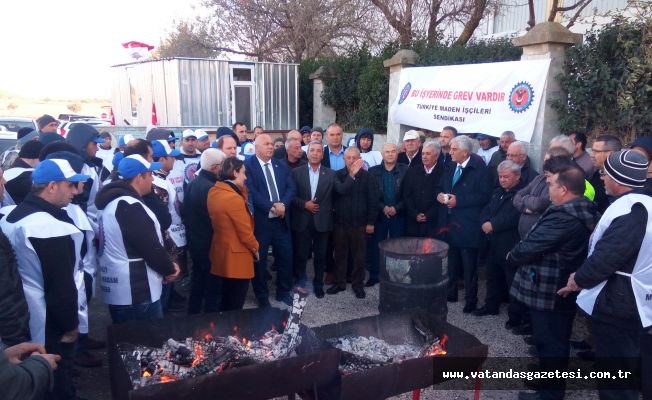 CHP’den Grev Yapan İşçilere Büyük Destek “EMEKÇİ KARDEŞLERİMİZİN YANINDAYIZ”