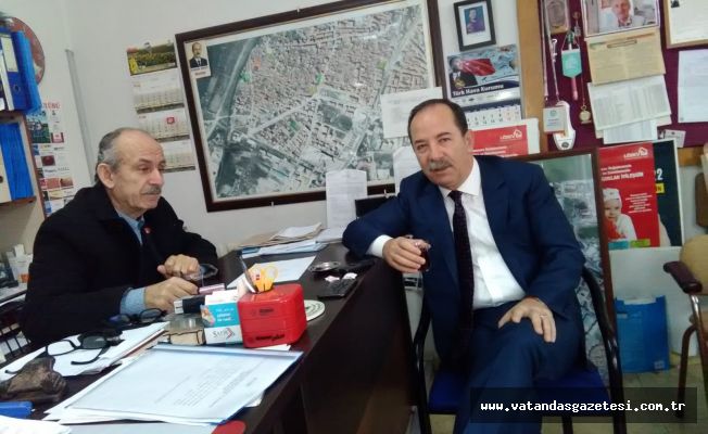 BAŞKAN GÜRKAN’DAN MUHTAR ZİYARETİ