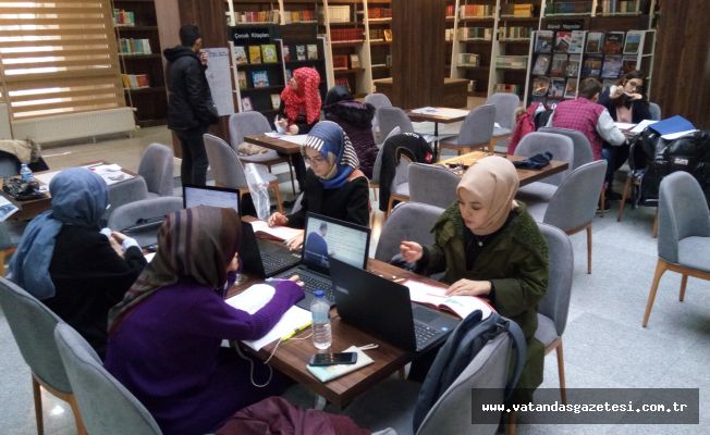 ÖĞRENCİLER YOĞUN İLGİ GÖSTERİYOR