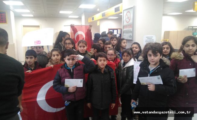 ÖĞRENCİLERDEN MORAL MEKTUBU