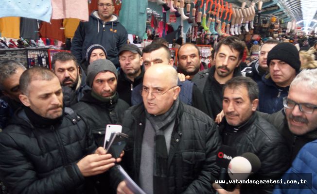 ESNAFTAN GÜRKAN’A BÜYÜK DESTEK