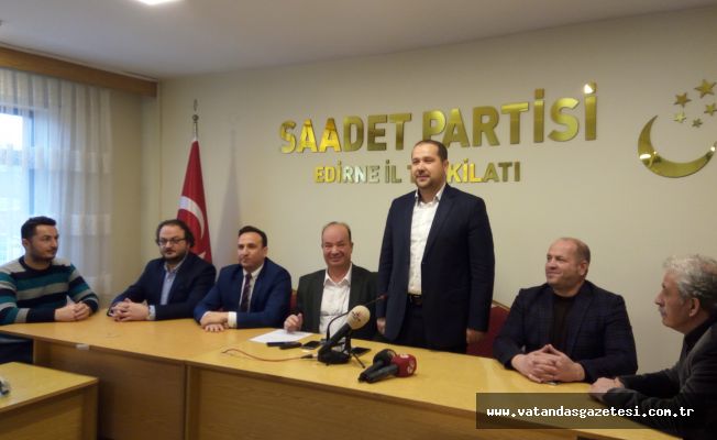 SAADET PARTİSİ ADAYINI AÇIKLADI!
