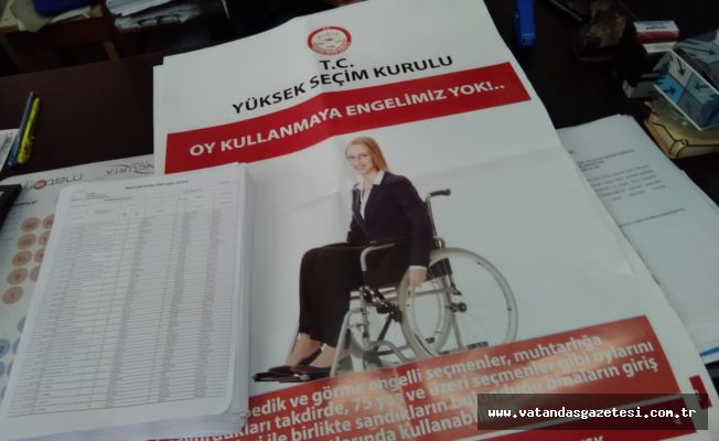 SEÇMEN LİSTELERİ ASKIYA ÇIKTI