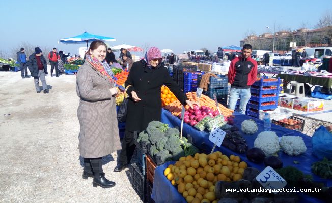 TOKİ HALKI PAZARINA KAVUŞTU