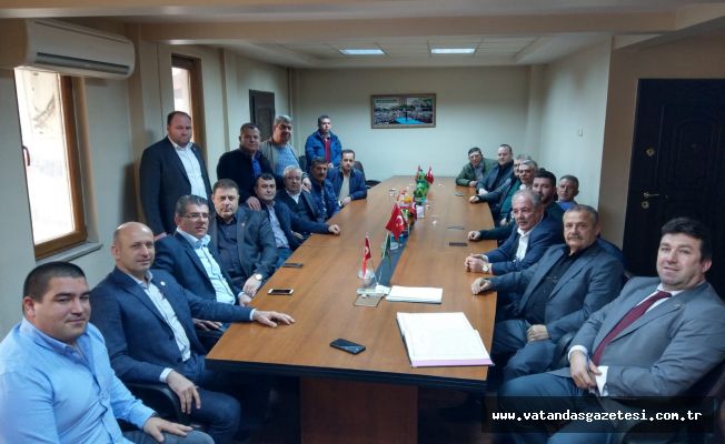 ZİRAAT ODASI  YENİ YÖNETİMİ GÖREV DAĞILIMI YAPTI