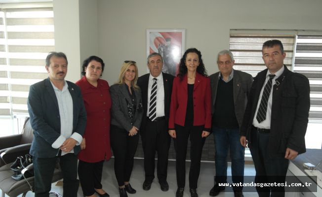 D.P’DEN  GAZETEMİZE ZİYARET