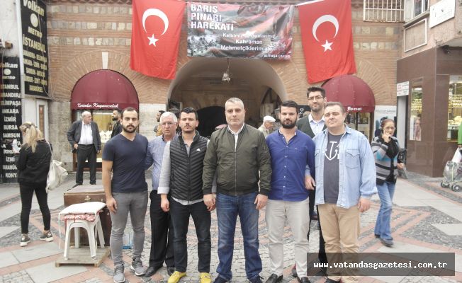 EDİRNELİ ESNAFTAN MEHMETÇİĞE DESTEK