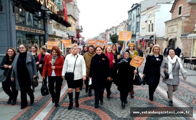 KADINA ŞİDDETE KARŞI TURUNCU ÇİZGİ!