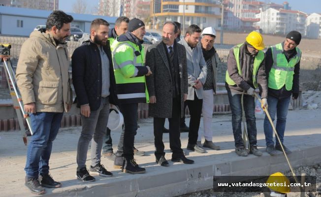 GÜRKAN, ALTYAPI ÇALIŞMALARINI YERİNDE İNCELEDİ