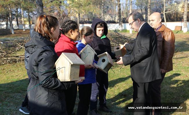 KUŞLARI EV’LENDİRDİLER