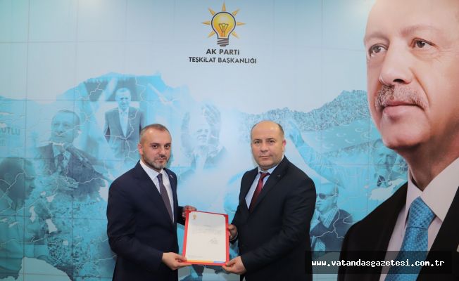 YENİ İLÇE BAŞKANI  ÖNDER ÖZCAN