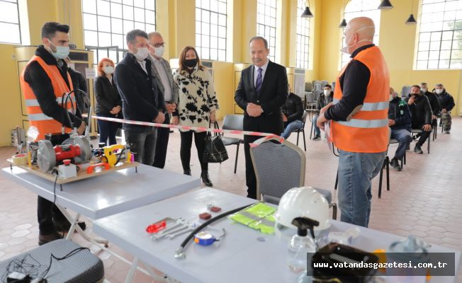 İŞÇİLERE MESLEKİ YETERLİLİK BELGESİ