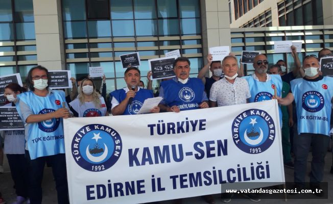 "TEKLİF EDİLEN ZAM KABUL EDİLEMEZ"