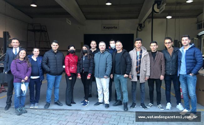 TÜ VE ALGURLAR OTOMOTİV İŞ BİRLİĞİNDE TEKNİK EĞİTİM VERİLDİ