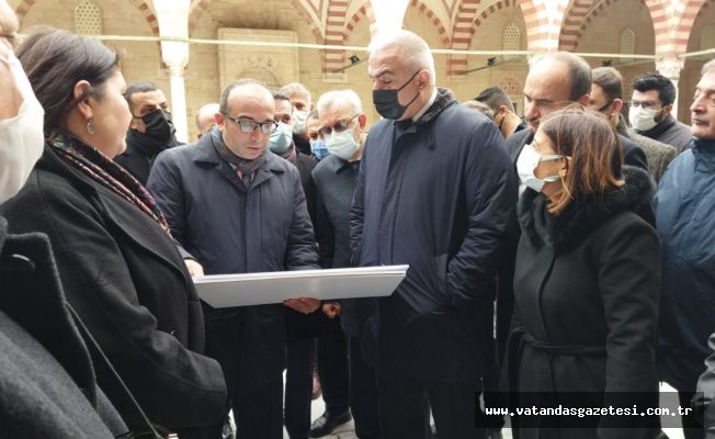 BAKAN ERSOY, İNCELEMELERDE BULUNDU