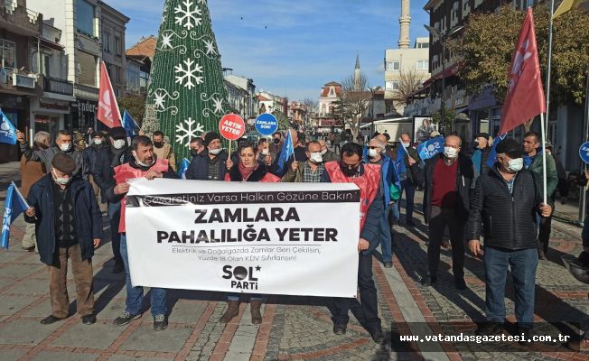 ZAMLARI PROTESTO ETTİLER