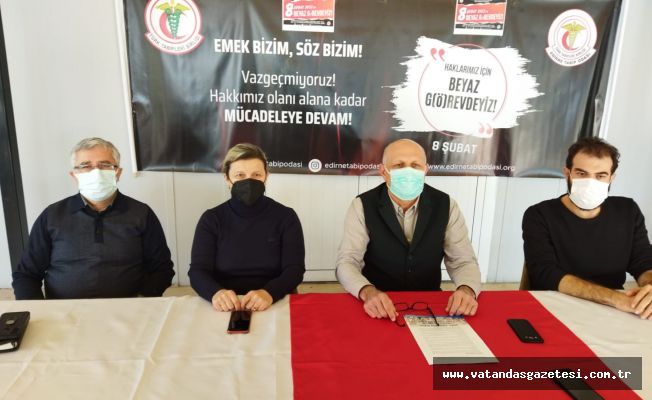 HAKLARINI İSTEYEN HEKİMLER YARIN İŞ BIRAKACAK