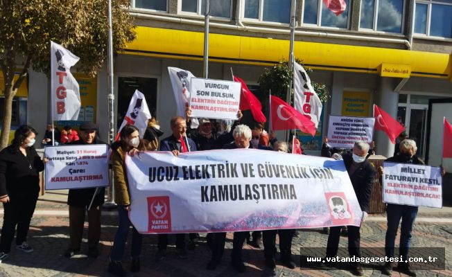 VATAN PARTİSİ’NDEN, ‘UCUZ ELEKTRİK STANTI