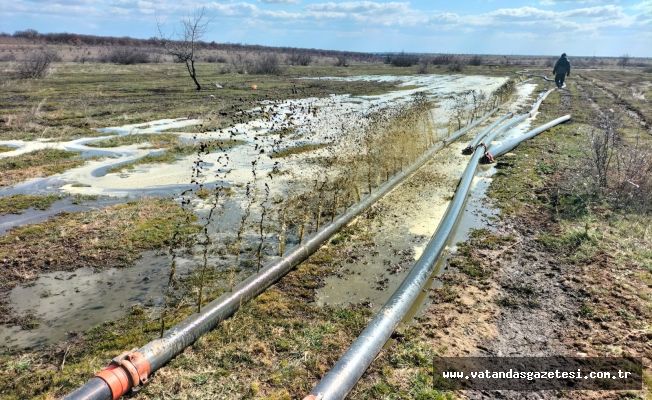 ATIK SU VE GÜBREYLE MERA ISLAHI YAPILIYOR