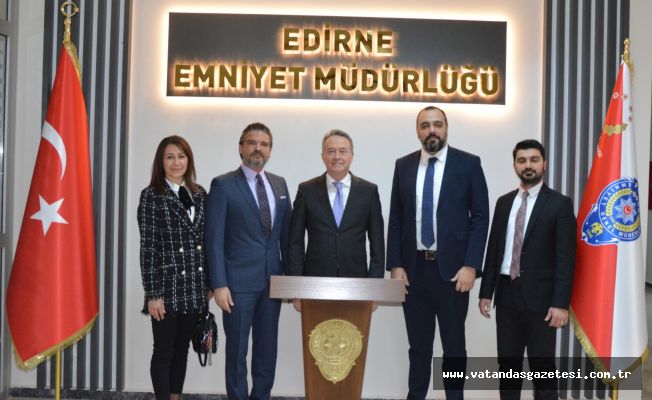 DEVA’DAN, EMNİYET MÜDÜRÜ MUSTAFA ALÇALAR’A ZİYARET