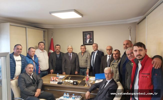 MHP YÖNETİMİ ÖZBAŞ'I ZİYARET ETTİ