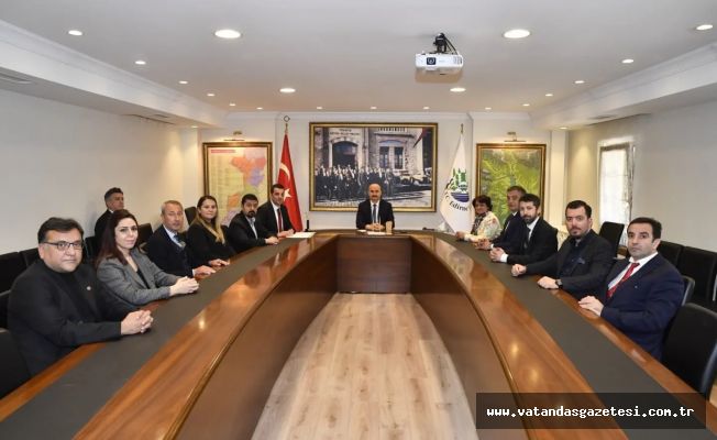 İL TANITMA VE GELİŞTİRME KURULU, VALİ CANALP'İ ZİYARET ETTİ