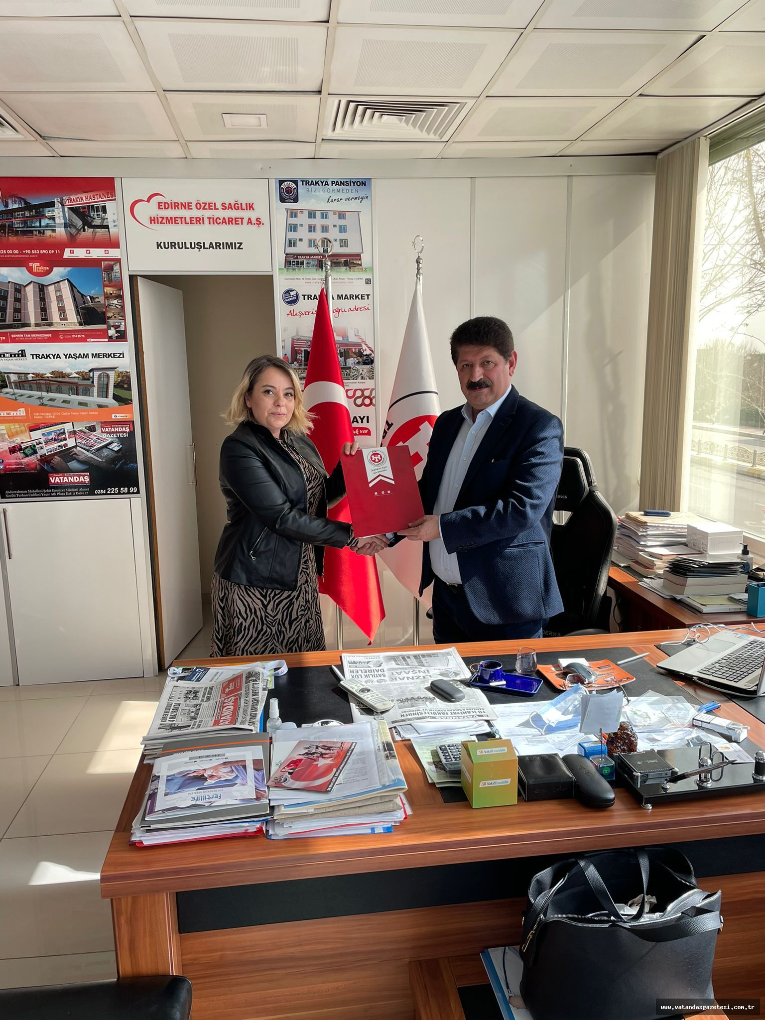 ÖZEL TRAKYA HASTANESİ İLE KADIN ÜRETİCİLER KOOPERATİFİ İNDİRİM PROTOKOLÜ İMZALADI