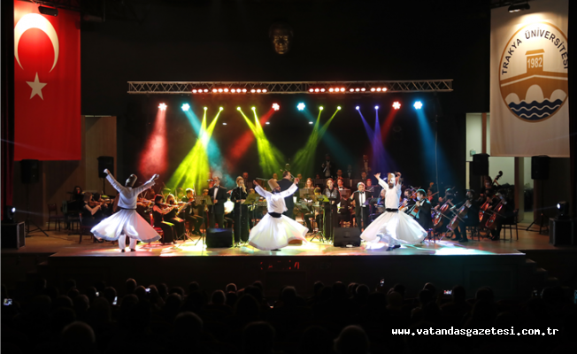 TRAKYA ÜNİVERSİTESİ SENFONİK İLAHİLER İLE YANKILANDI