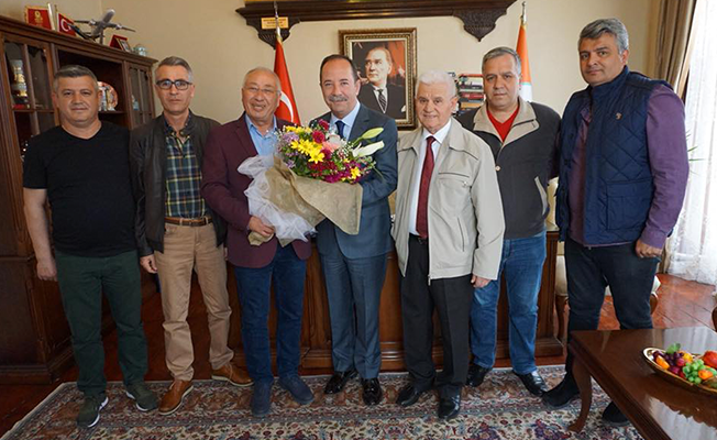 Tava Ciğer Ustaları’ndan Başkan Gürkan’a ziyaret