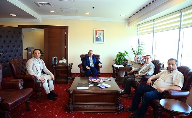 SAADET PARTİSİ GENEL BAŞKAN YARDIMCISI VE  EDİRNE İL YÖNETİMİNDEN REKTÖR TABAKOĞLU’NA ZİYARET