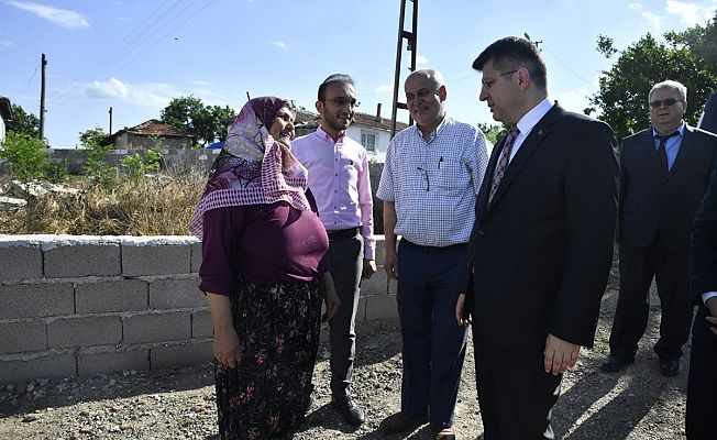 VALİ KIRBIYIK, ŞEHİT AİLESİNİ ZİYARET ETTİ