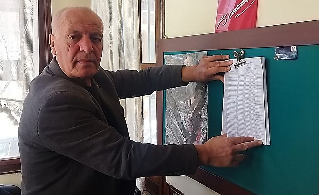 SEÇMEN LİSTELERİ ASKIYA ÇIKTI