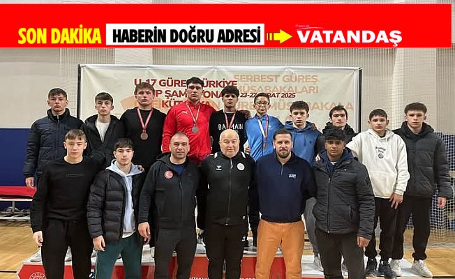 GÜREŞÇİLER 4 MADALYA İLE DÖNDÜ