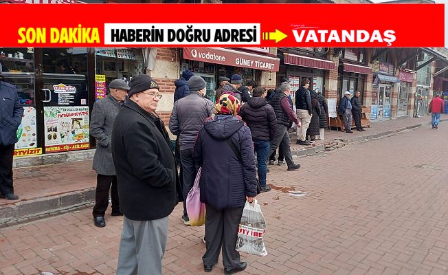 RAMAZAN ÖNCESİ UCUZ GIDA KUYRUĞU