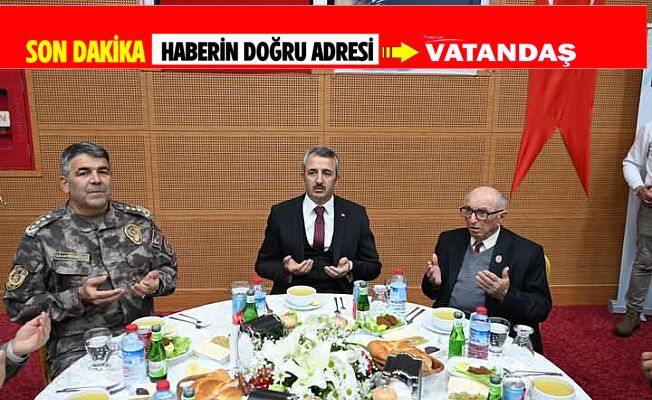 VALİ SEZER EMNİYET PERSONELİYLE BULUŞTU