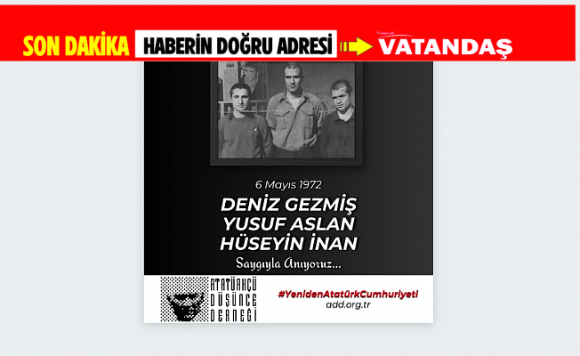 ADD, ÜÇ FİDAN’I ANDI